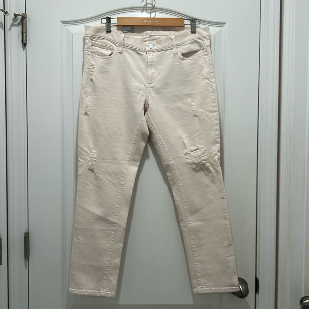 Pale pink Gap 1969 Girlfriend 30r Jeans Cotton